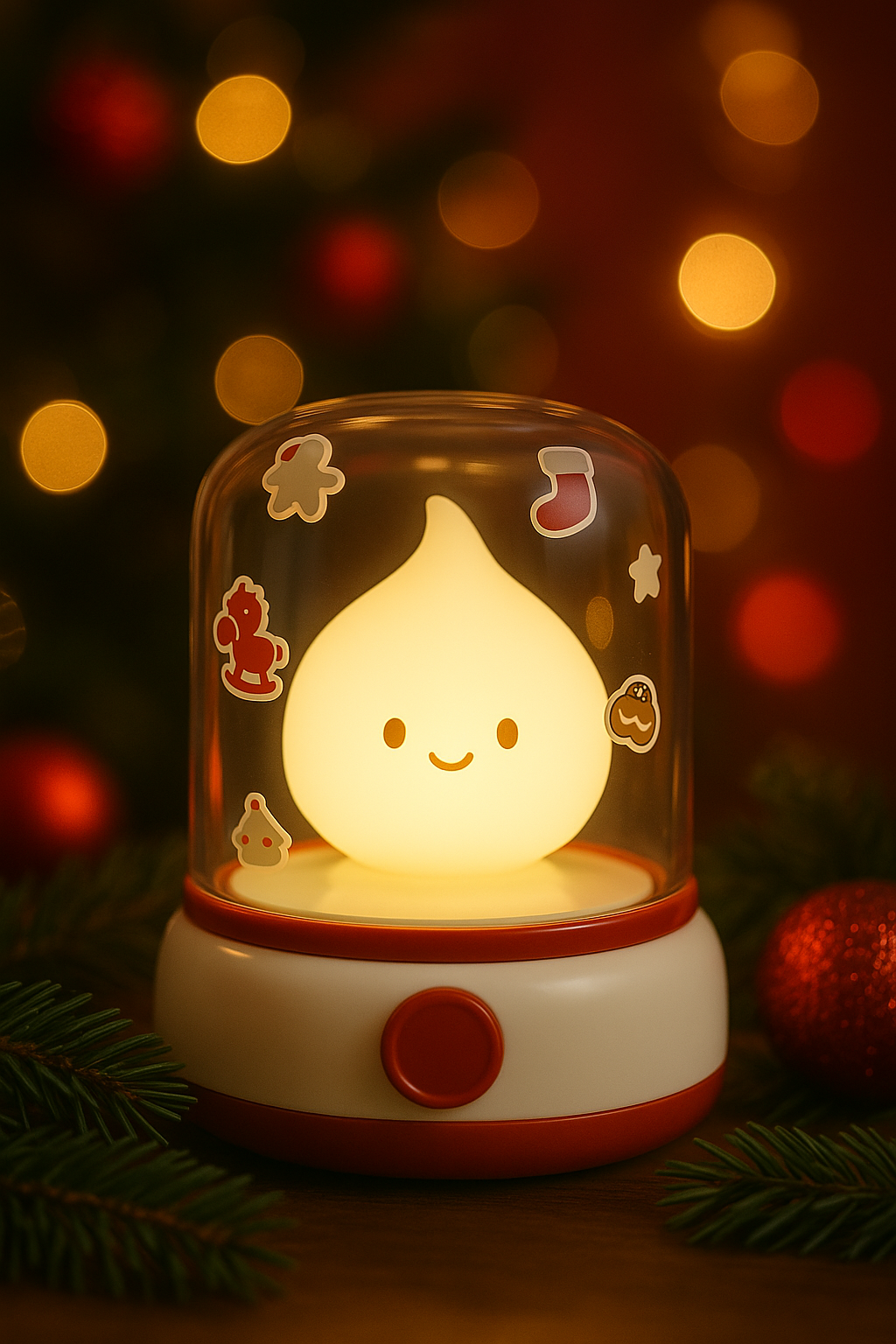 Lámpara Navideña “Cute Snowy” – Súper Adorable 🎄
