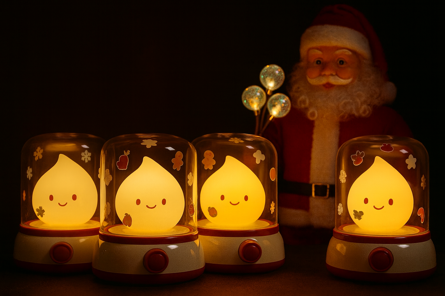 Lámpara Navideña “Cute Snowy” – Súper Adorable 🎄