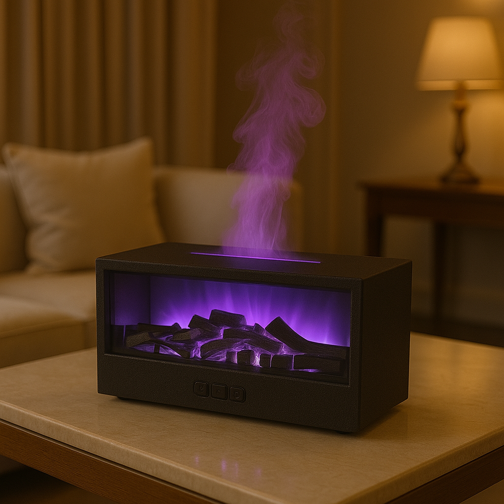 Difusor de Aromas con Efecto Llama – Ambiente Cálido y Relajante