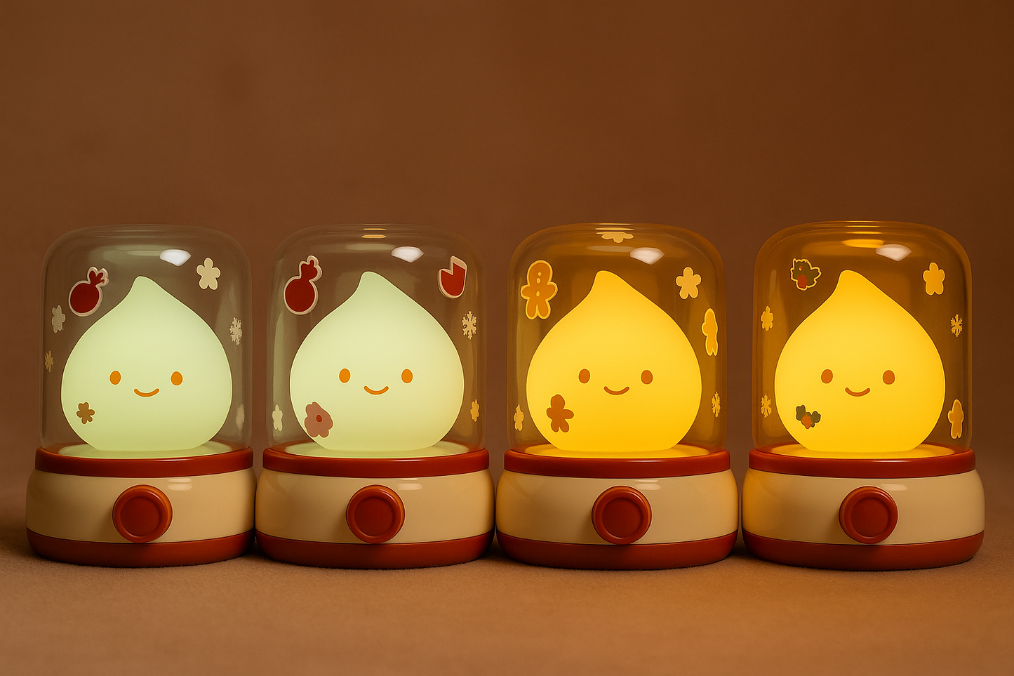 Lámpara Navideña “Cute Snowy” – Súper Adorable 🎄