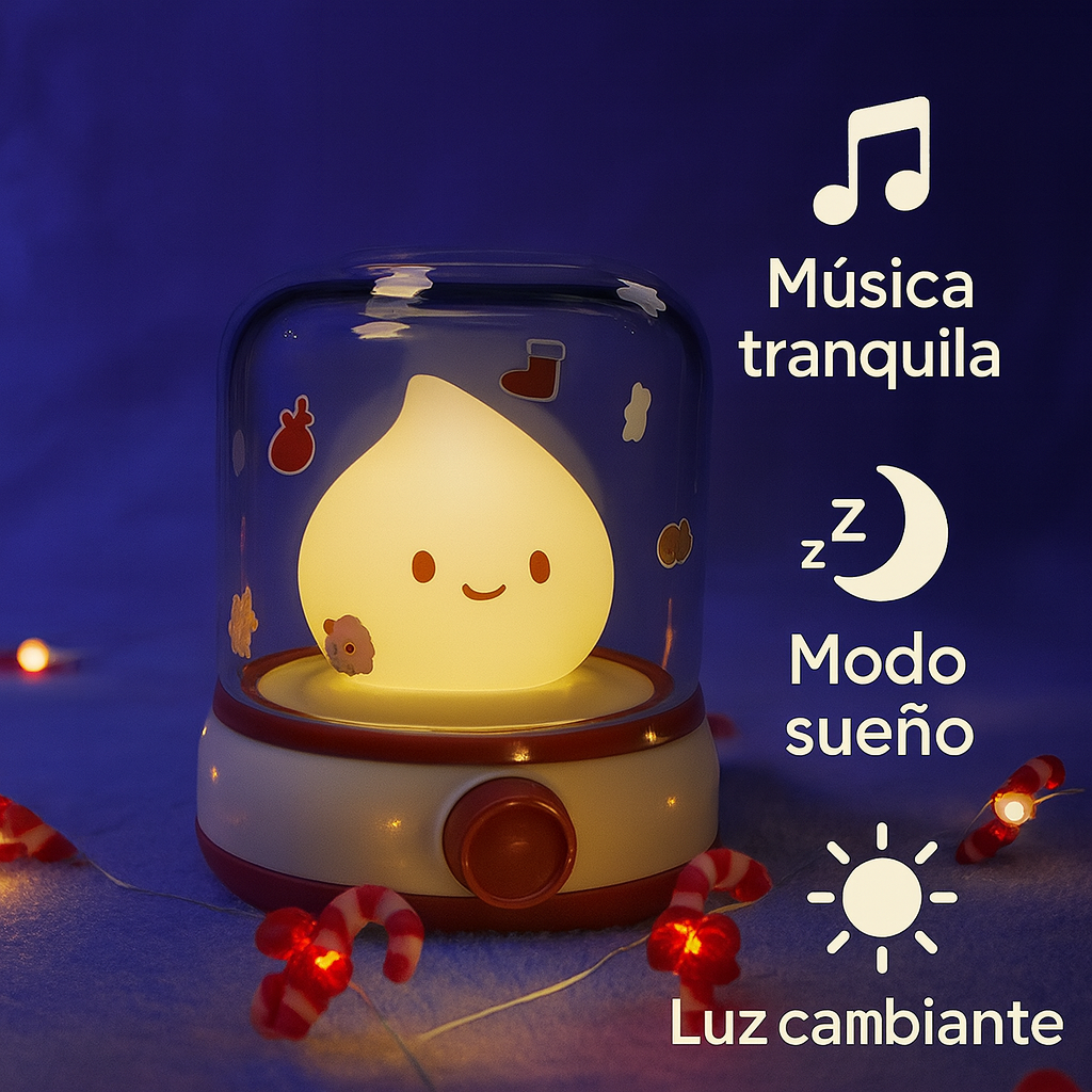 Lámpara Navideña “Cute Snowy” – Súper Adorable 🎄