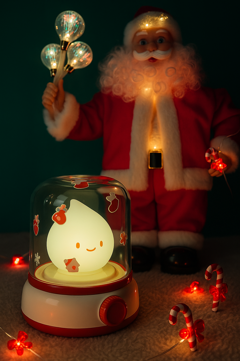 Lámpara Navideña “Cute Snowy” – Súper Adorable 🎄