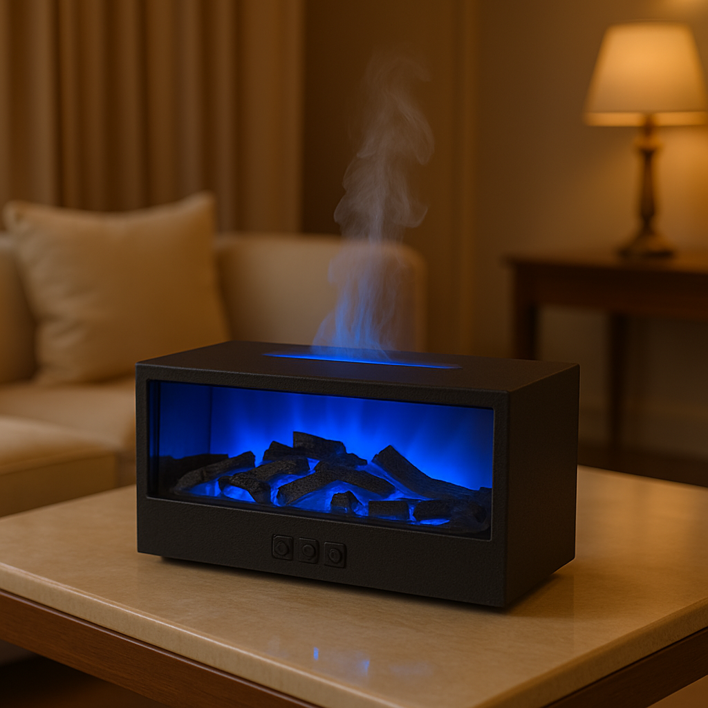 Difusor de Aromas con Efecto Llama – Ambiente Cálido y Relajante