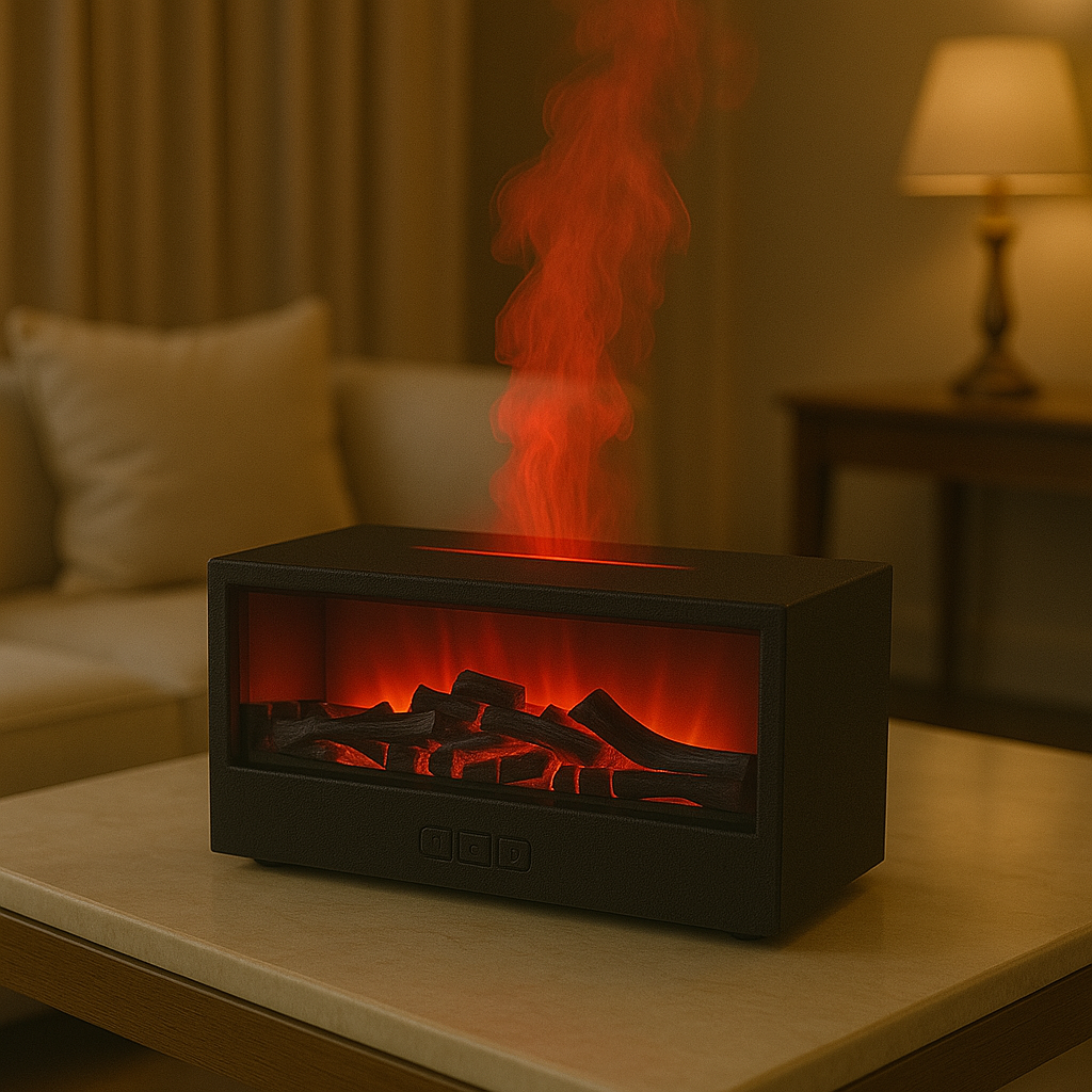 Difusor de Aromas con Efecto Llama – Ambiente Cálido y Relajante